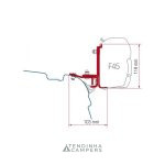 ADAPTADOR T5 PARA F45/F45L BRANDRUP/ MULTIRAIL
