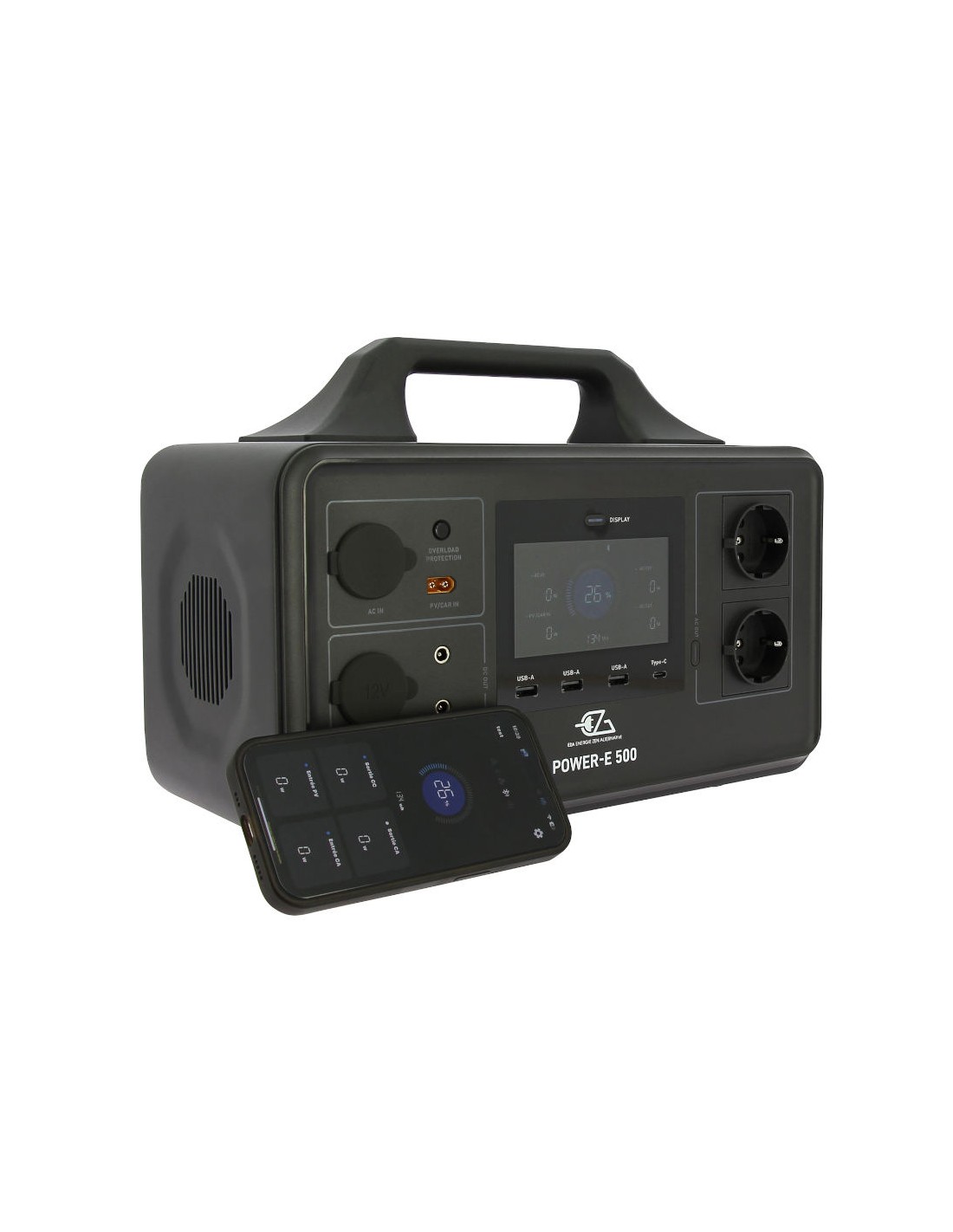 eza1 Power Station POWER-E 500 Eza 518 Wh - Image 1