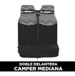 Capa Impermeável Dupla de Banco Frontal (Média) - Ethnic - Image 2