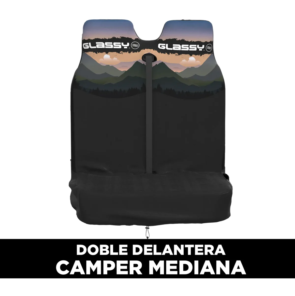 Capa Impermeável Dupla de Banco Frontal (Média) - Mountain - Image 2