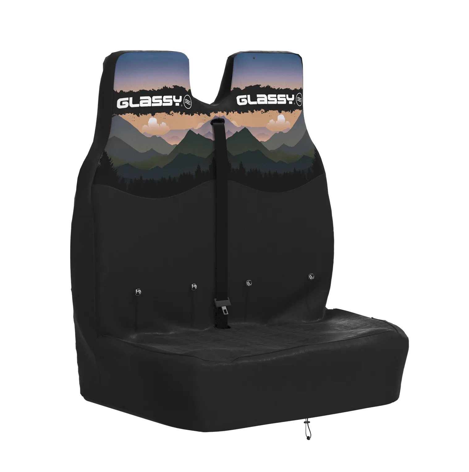 glassy_funda_doble_asientos_delanteros_impermeable_Mountains2 Capa Impermeável Dupla de Banco Frontal (Grande) - Mountain - Image 1