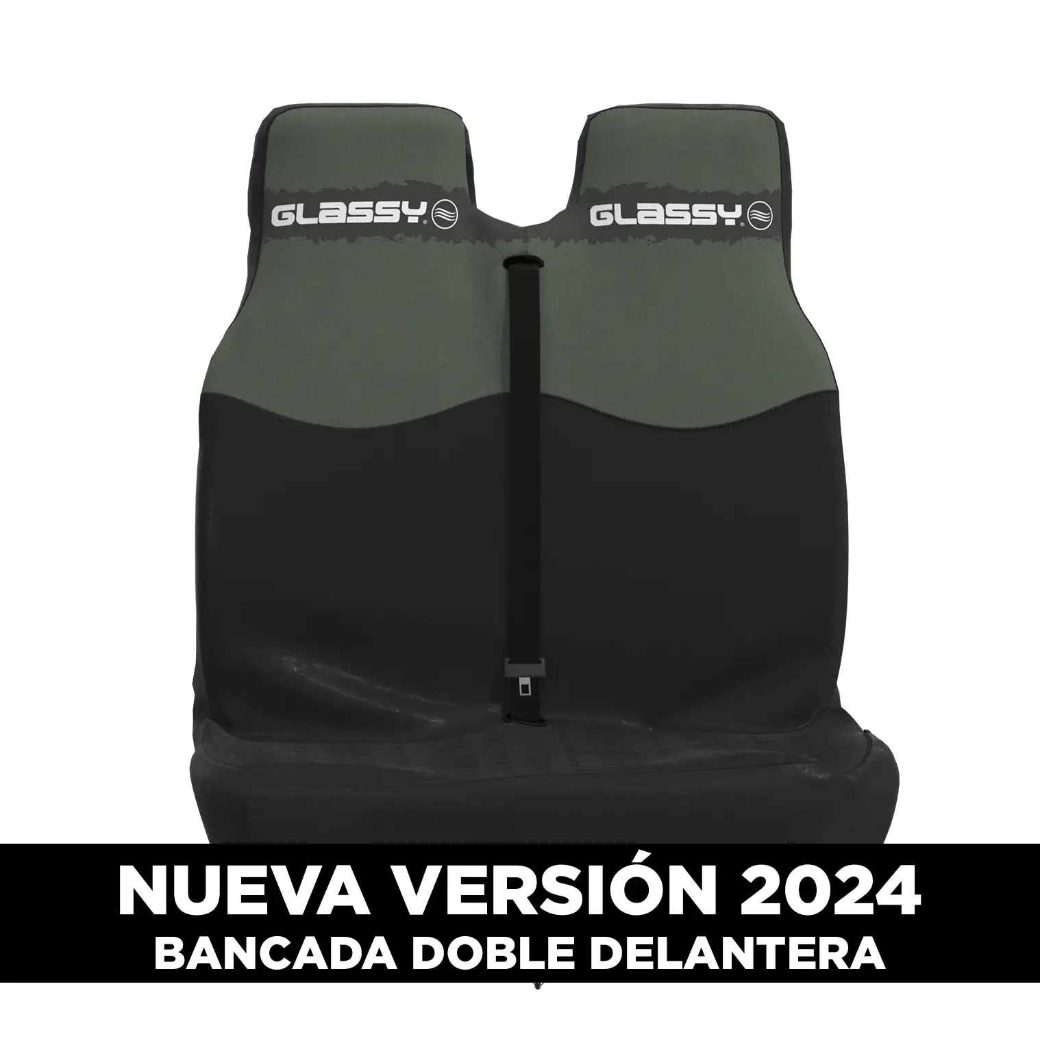 glassy_funda_doble_asientos_delanteros_impermeable_army_011 copia Capa Impermeável Dupla de Banco Frontal (Grande) - Army - Image 2
