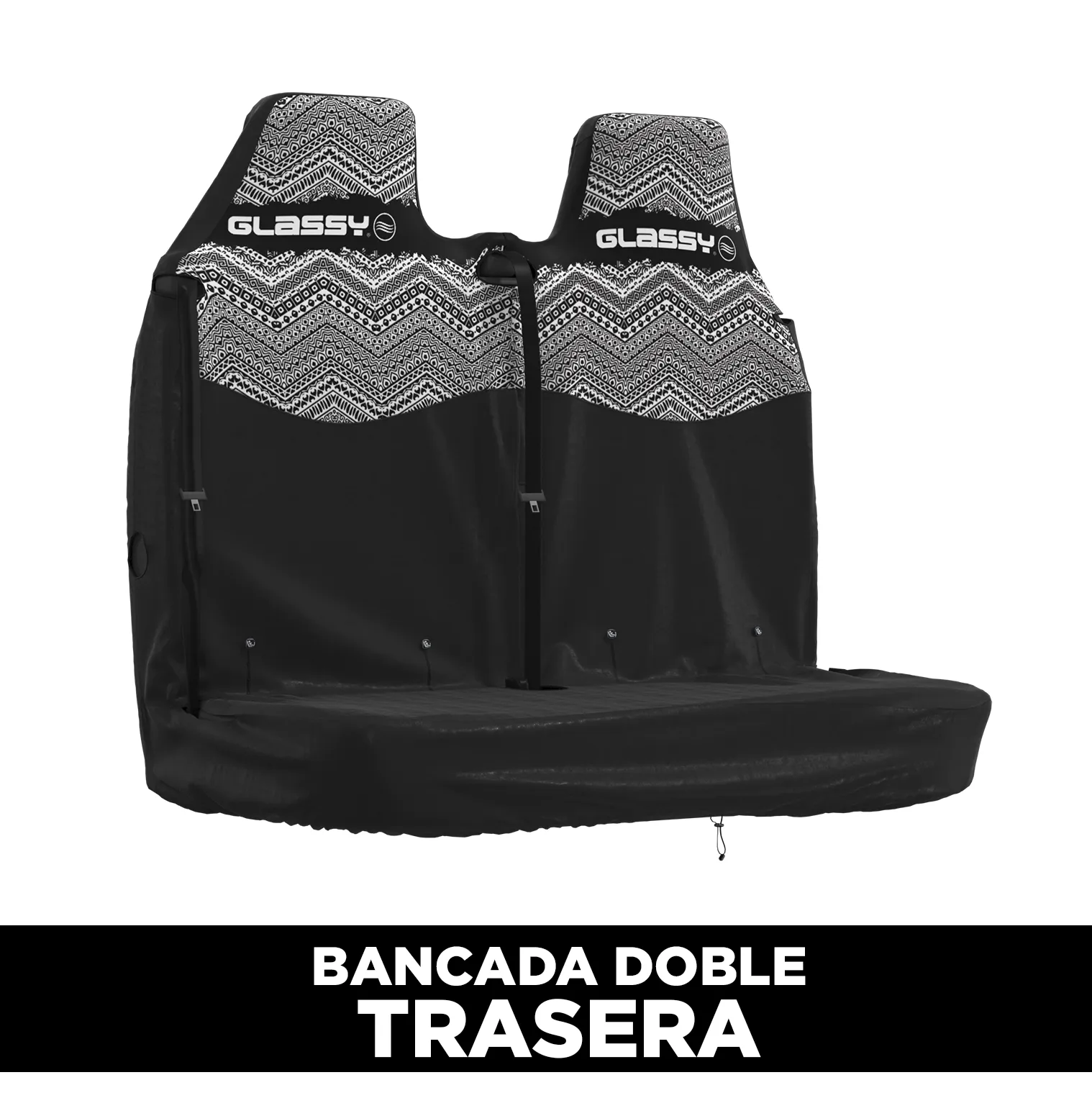 glassy_funda_impermeable_bancada_doble_trasera_etnica_front Capa Impermeável Dupla de Banco Traseiro - Ethnic - Image 1