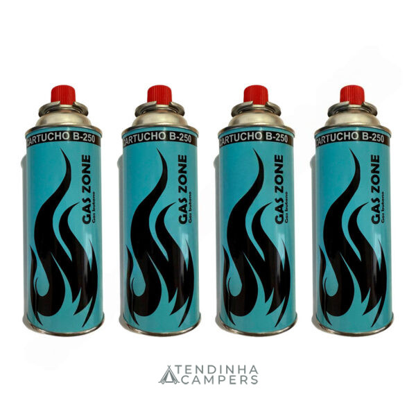 PACK 4 CARTUCHOS DE GÁS UNIVERSAIS