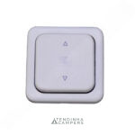 INTERRUPTOR PARA DEGRAU ELÉTRICO COM ESPELHO CINZENTO CLARO