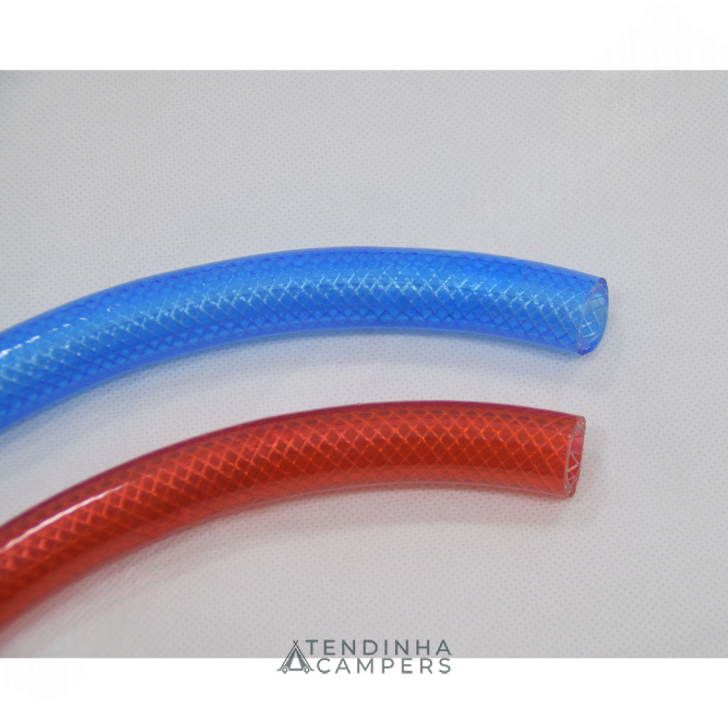 g-MAR1012M MANGUEIRA DE ÁGUA AZUL TRANSPARENTE OU VERMELHA TRANSPARENTE (METRO) - Image 1