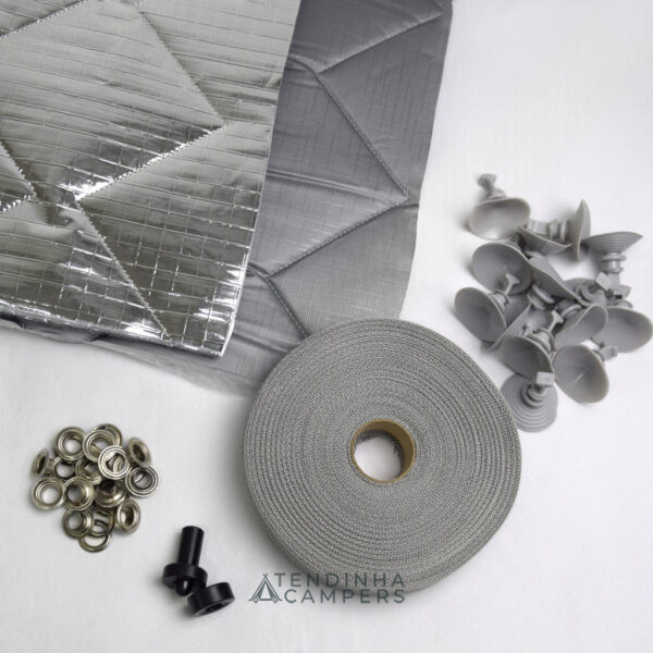 KIT DE AUTO-CONFEÇÃO DE ISOLANTES DE 9 CAMADAS COM ILHOSES