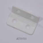 DOBRADIÇA PARA ARCAS DE PLÁSTICO BRANCA