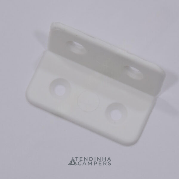 DOBRADIÇA PARA ARCAS DE PLÁSTICO BRANCA