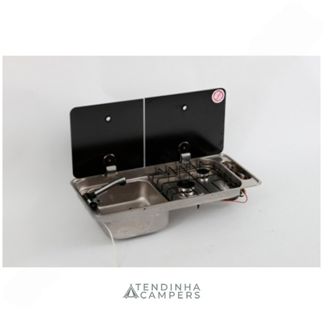 g-CFC2FD FOGÃO + LAVA-LOIÇA CAN FL1402 (2 BICOS) - Image 1