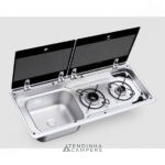 FOGÃO + LAVA-LOIÇA DOMETIC MO9722L (2 BICOS)