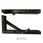 ESQUADRO REBATÍVEL 250 MM PRETO (PAR)