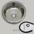 LAVA-LOIÇA REDONDO EM AÇO INOX (Ø 265 MM)