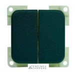 INTERRUPTOR BASCULANTE DUPLO (COR ANTRACITE)