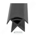 PERFIL DE PVC CINZENTO ESCURO ANTI-CHOQUE