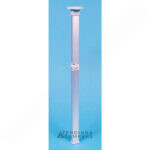 PÉ DE MESA DE 2 POSIÇÕES EM ALUMÍNIO