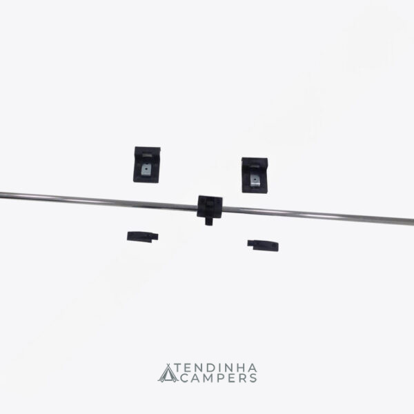 SUPORTE DE PAREDE PARA MESA REBATÍVEL (2 UNIDADES) PRETO