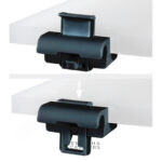 SUPORTE DE PAREDE PARA MESA DE 2 POSIÇÕES PRETO