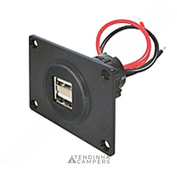TOMADA USB 2X2,5 AMP. PRO CAR