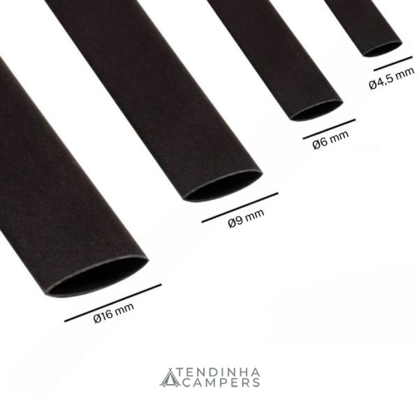 TUBO TERMORRETRÁTIL 1 M (ESCOLHER MEDIDA)