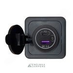 TOMADA DE CARREGAMENTO DUPLA (USB-A + TYPE-C)