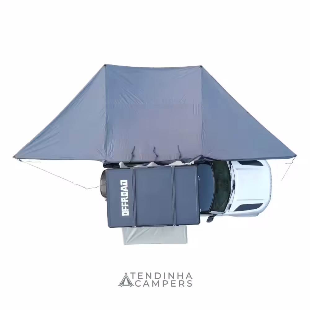 1 TOLDO LATERAL DE 180º OVERLAND PREMIUM — 2,5 M (CINZENTO) - Image 1