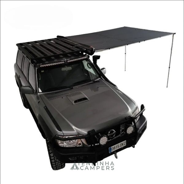 TOLDO LATERAL PREMIUM OFFROAD — 2,0 M X 3,0 M (CINZENTO)