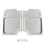 PAINÉIS SUPERIORES EM ABS PARA PORTAS TRASEIRAS MAN TGE / CRAFTER BEGE 2018 – ATUALIDADE