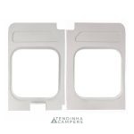PAINÉIS SUPERIORES EM ABS PARA PORTAS TRASEIRAS COM ESPAÇO DE ARRUMAÇÃO DUCATO JUMPER BOXER BEGE 2006 – ATUALIDADE