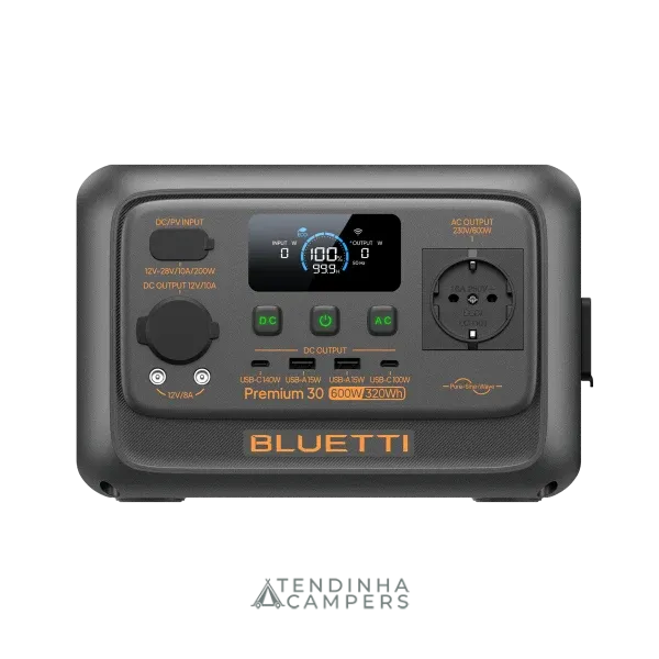 POWER STATION PORTÁTIL BLUETTI PREMIUM 30 V2 | 600W 320WH