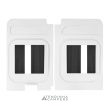 PAINÉIS SUPERIORES EM ABS PARA PORTAS TRASEIRAS COM ESTORE E MOSQUITEIRA TIPO DUCATO BRANCO COURO 2006 – ATUALIDADE