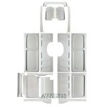 KIT DE PAINÉIS DE REVESTIMENTO INTERIOR COMPLETO L4 EM ABS (MAN TGE / VW CRAFTER BEGE 2018 – ATUALIDADE)