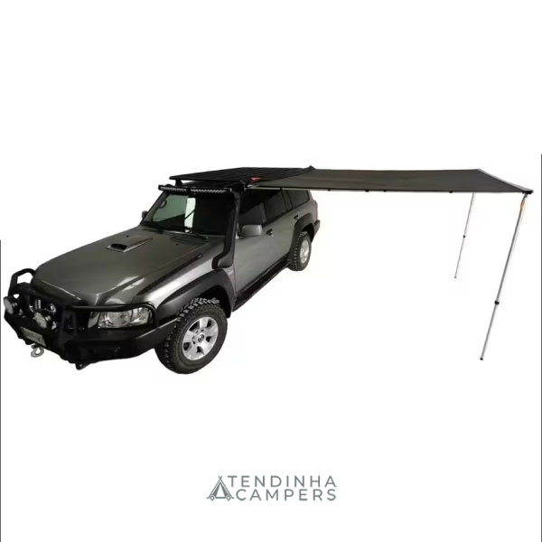 TOLDO LATERAL PREMIUM OFFROAD — 2,0 M X 2,5 M (CINZENTO)