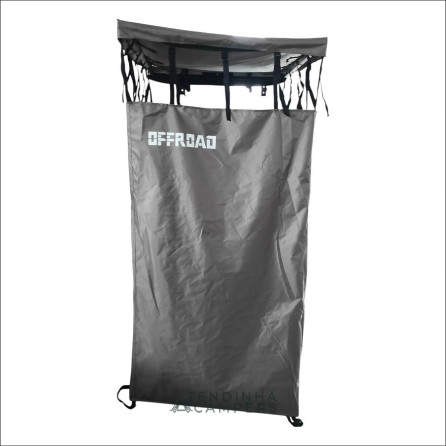 hvw2uh7Wmh AVANÇO DE DUCHE E CABINE DE FATOS OFFROAD — 1 M X 1 M (CINZENTO) - Image 1