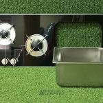 LAVA-LOIÇA / FOGÃO DE VIDRO CARBEST RECTANGULAR - 2 QUEIMADORES